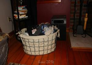 The ever present sock basket